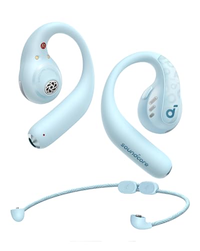 soundcore by Anker AeroFit Pro Open-Ear Kopfhörer, Ultra leicht, Bequem, Ergonomisches Design, Intensiver Sound LDAC, Bluetooth 5.3, IPX5 Wasserschutz, 46h Akku, App, Kabellos von soundcore