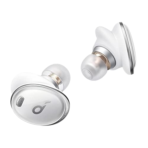soundcore by Anker Liberty 3 Pro Active Noise Cancelling Kopfhoerer mit ACAA 2.0, HearID ANC, Hi-Res Audio, 6 Mikrofone, 32H Akku, Duale Audiotreiber(in Winterfrost)(Generalüberholt) von soundcore