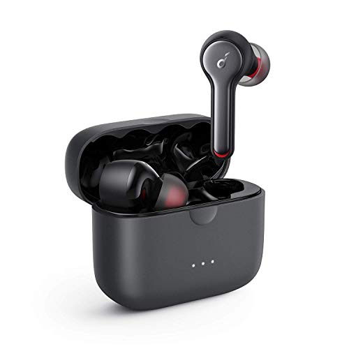 soundcore by Anker Liberty Air 2 Bluetooth Kopfhörer, mit diamantförmigen Audiotreibern, 4 Mikrofone, 28 Std Akku, personalisierter HearID EQ, Bluetooth 5 mit Geräuschisolierung (Schwarz) von soundcore
