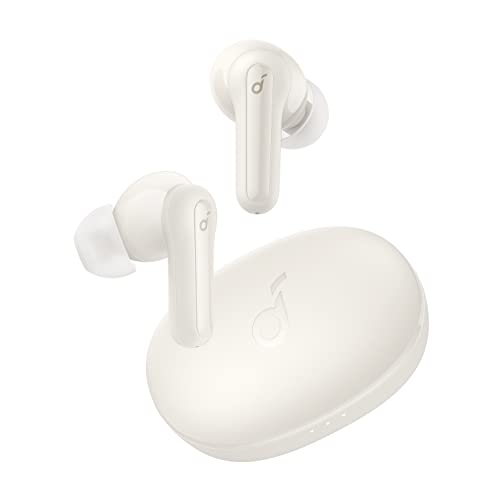 soundcore by Anker Life P2 Mini True-Wireless Earbuds In-Ear Kopfhörer, 10mm Audiotreiber, intensiver Bass, EQ, Bluetooth 5.2, 32 Std Akku, Aufladen mit USB-C(Champagnerweiß)(Generalüberholt) von soundcore