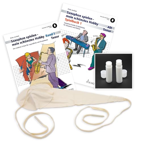 Saxophon spielen - Mein schönstes Hobby Band 1 + Spielbuch 1 + Soundman Wischer für Tenorsaxophon + 2 Korkpflegestifte 9783795785079 9783795726874 Saxophon spielen - Mein schönstes Hobby Band 1 + Spielbuch 1 + Soundman Wischer für Tenorsaxophon + 2 Korkpflegestifte 9783795785079 9783795726874 von soundman