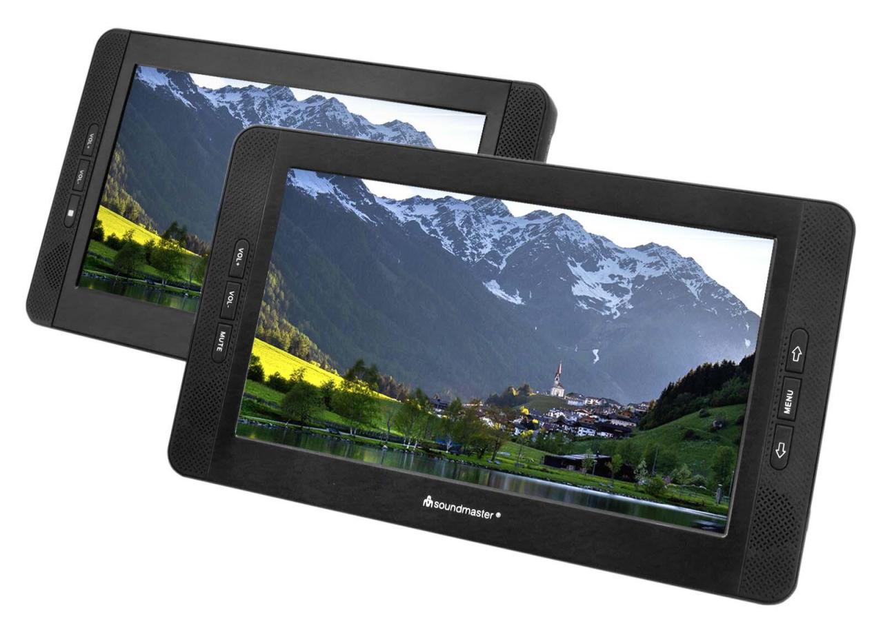soundmaster PDB1850SW tragbarer DVD-Player HD ready, 25,9 cm (10,2 Zoll) von soundmaster