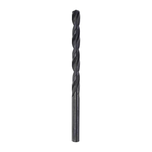 sourcing map 1 Stk 6542 Schnellstahl Spiralbohrer Metallbohrer Vollboden Schwarz Oxidbohrer 6.6mm 110mm von sourcing map