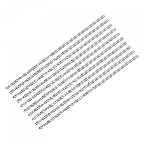 sourcing map 10 Stk. 1.5mm Mini Mikro Spiralbohrer Hochgeschwindigkeitsstahl geradem Schaft Extra lang Metallbohrer 70mm für Aluminiumlegierung sourcing map 10 Stk. 1.5mm Mini Mikro Spiralbohrer Hochgeschwindigkeitsstahl geradem Schaft Extra lang Metallbohrer 70mm für Aluminiumlegierung von sourcing map