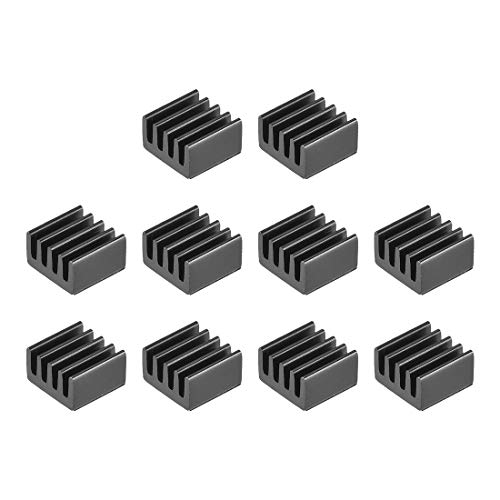 sourcing map 10Stk. 5x9x9mm Aluminium Kühlkörperkühler selbstklebend Kühlen 3D Druckern sourcing map 10Stk. 5x9x9mm Aluminium Kühlkörperkühler selbstklebend Kühlen 3D Druckern von sourcing map