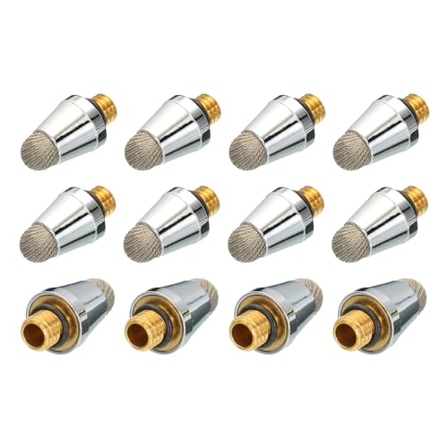 sourcing map 12 x 5 mm feine Stylus-Stift-Faserspitzen, universeller Ersatz M5 für kapazitive Touchscreen-Geräte von sourcing map
