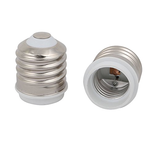 sourcing map 2 Stück E40 auf E27 Extender Adapter Konverter Glühbirne Fassung Halter Silber Ton sourcing map 2 Stück E40 auf E27 Extender Adapter Konverter Glühbirne Fassung Halter Silber Ton von sourcing map