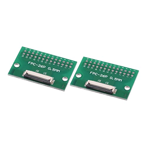 sourcing map 2 Stück FPC FFC PCB Konverter Steckerplatine 26P 0.5mm auf Buchsenseite 1mm Rückseit auf DIP 2.54 mm für LCD 3D Drucker DVD TV Laptop Audio sourcing map 2 Stück FPC FFC PCB Konverter Steckerplatine 26P 0.5mm auf Buchsenseite 1mm Rückseit auf DIP 2.54 mm für LCD 3D Drucker DVD TV Laptop Audio von sourcing map