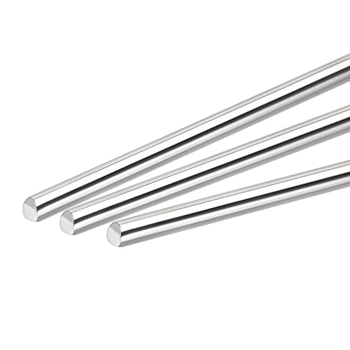 sourcing map 20 Stück 304 Edelstahl Runde Stäbe 3mm Durchm. 150mm Länge für verschiedene Wellen DIY Handwerk Modellauto Flugzeug Schiff von sourcing map