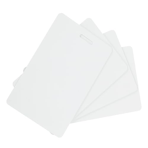 sourcing map 200 Stück Blanko-PVC-Karten, 30 mm, ID-Kreditkarten mit Schlitzstanzer auf der kurzen Seite, für Ausweis-Drucker, Grafik, Weiß sourcing map 200 Stück Blanko-PVC-Karten, 30 mm, ID-Kreditkarten mit Schlitzstanzer auf der kurzen Seite, für Ausweis-Drucker, Grafik, Weiß von sourcing map