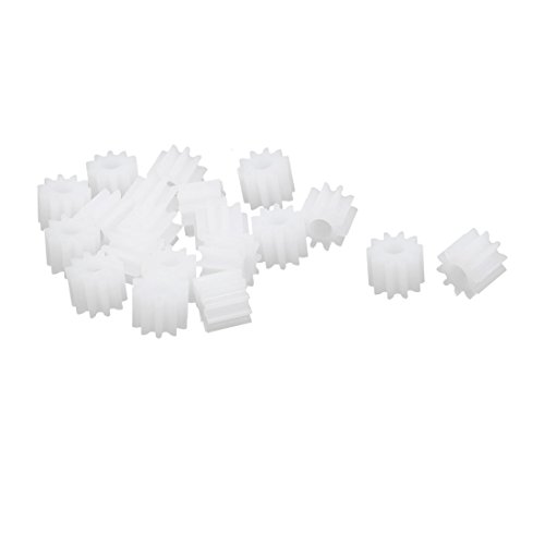 sourcing map 20PCS 10 Zähne 2,5mm Lochdurchmesser Plastik Zahnrad für RC Auto DE de von sourcing map