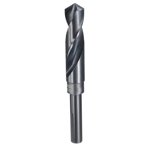 sourcing map 25/32-Zoll-Bohrer, 1,27 cm, reduzierter Schaft, 3-flach, 4241, Hochgeschwindigkeitsstahl, Nitrieren, schwarz, 118 °, für weiche Materialien, Holz, Kunststoff, Eisen, Kupfer, Aluminium sourcing map 25/32-Zoll-Bohrer, 1,27 cm, reduzierter Schaft, 3-flach, 4241, Hochgeschwindigkeitsstahl, Nitrieren, schwarz, 118 °, für weiche Materialien, Holz, Kunststoff, Eisen, Kupfer, Aluminium von sourcing map
