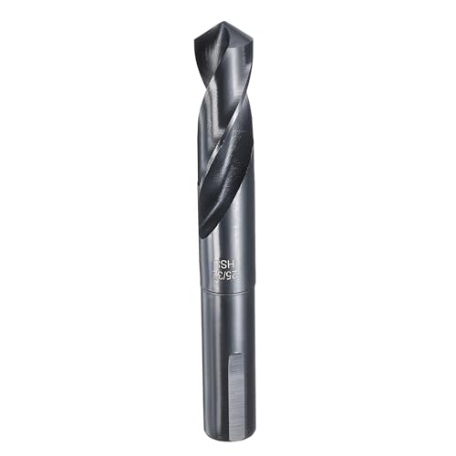 sourcing map 25/32 Zoll Bohrer, 3/4 Zoll, reduzierter Schaft, 3-flach, 4241 Hochgeschwindigkeitsstahl, Nitrieren, schwarz, 118 °, für weiche Materialien, Holz, Kunststoff, Eisen, Kupfer, Aluminium sourcing map 25/32 Zoll Bohrer, 3/4 Zoll, reduzierter Schaft, 3-flach, 4241 Hochgeschwindigkeitsstahl, Nitrieren, schwarz, 118 °, für weiche Materialien, Holz, Kunststoff, Eisen, Kupfer, Aluminium von sourcing map