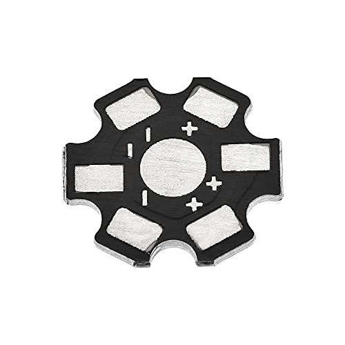 sourcing map 25 Stück Aluminium Grundplatte Platine LED Kühlkörper 20mm 2 Stift Schwarz für DIY 1W 3W COB LED Chips Lampenperlen sourcing map 25 Stück Aluminium Grundplatte Platine LED Kühlkörper 20mm 2 Stift Schwarz für DIY 1W 3W COB LED Chips Lampenperlen von sourcing map