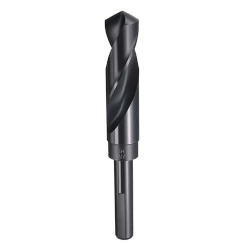 sourcing map 27/32-Zoll-Bohrer, 1,27 cm, reduzierter Schaft, 3-flach, 4241, Hochgeschwindigkeitsstahl, Nitrieren, schwarz, 118°-Standardspitze für Kunststoff, Holz, Kupfer, Aluminium, Eisen sourcing map 27/32-Zoll-Bohrer, 1,27 cm, reduzierter Schaft, 3-flach, 4241, Hochgeschwindigkeitsstahl, Nitrieren, schwarz, 118°-Standardspitze für Kunststoff, Holz, Kupfer, Aluminium, Eisen von sourcing map