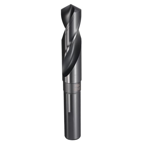 sourcing map 27/32 Zoll Bohrer, 3/4 Zoll, reduzierter Schaft, 3-flach, 4241 Hochgeschwindigkeitsstahl, Nitrieren, schwarz, 118°-Standardspitze für Kunststoff, Holz, Kupfer, Aluminium, Eisen sourcing map 27/32 Zoll Bohrer, 3/4 Zoll, reduzierter Schaft, 3-flach, 4241 Hochgeschwindigkeitsstahl, Nitrieren, schwarz, 118°-Standardspitze für Kunststoff, Holz, Kupfer, Aluminium, Eisen von sourcing map