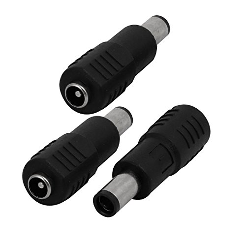 sourcing map 3 Stück DC Stromwandler 5,5 x 2,1 mm Klinke auf 7,4 x 5 mm Stecker Adapter Fassverbinder von sourcing map