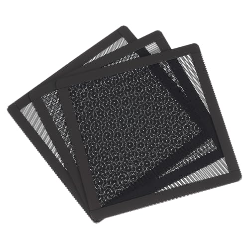 sourcing map 3er Set PC-Staubfilter, 140x140mm Magnetischer Rahmen PVC Computer Gehäuse Lüfterstaubschutzgitter für Computergehäuse Lautsprecher, Schwarz sourcing map 3er Set PC-Staubfilter, 140x140mm Magnetischer Rahmen PVC Computer Gehäuse Lüfterstaubschutzgitter für Computergehäuse Lautsprecher, Schwarz von sourcing map