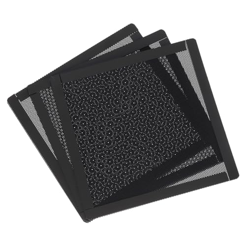 sourcing map 3er-Set PC-Staubfilter, 150x150mm Magnetischer Rahmen PVC Computer Gehäuse Lüfterstaubschutzgitter Staubschutznetz für Computergehäuse Lautsprecher, Schwarz sourcing map 3er-Set PC-Staubfilter, 150x150mm Magnetischer Rahmen PVC Computer Gehäuse Lüfterstaubschutzgitter Staubschutznetz für Computergehäuse Lautsprecher, Schwarz von sourcing map