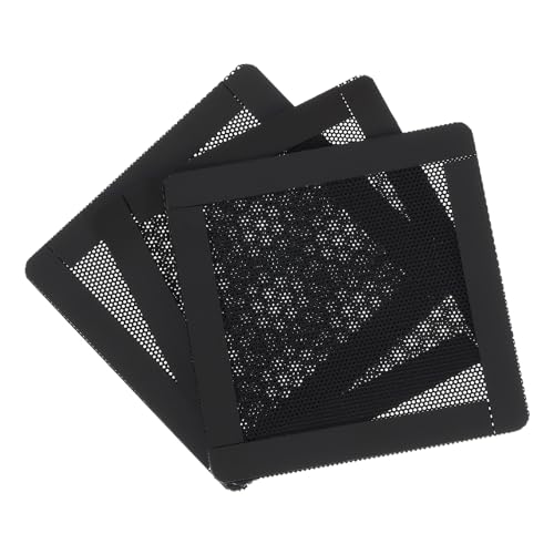 sourcing map 3er-Set PC-Staubfilter, 90x90mm Magnetischer Rahmen PVC Computer Gehäuse Lüfterstaubschutzgitter für Computergehäuse Lautsprecher, Schwarz sourcing map 3er-Set PC-Staubfilter, 90x90mm Magnetischer Rahmen PVC Computer Gehäuse Lüfterstaubschutzgitter für Computergehäuse Lautsprecher, Schwarz von sourcing map
