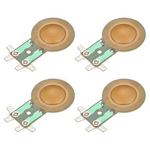 sourcing map 4 Stück Hochtöner Schwingspule Audio Lautsprecher Harz Membran Antriebskopf 8 Ohm 25,5 mm von sourcing map