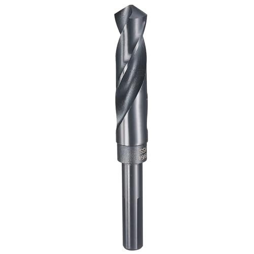 sourcing map 49/64-Zoll-Bohrer, 1,27 cm, reduzierter Schaft, 3-flach, 4241, Hochgeschwindigkeitsstahl, Nitrieren, schwarz, 118 °, für weiche Materialien, Holz, Kunststoff, Eisen, Kupfer, Aluminium sourcing map 49/64-Zoll-Bohrer, 1,27 cm, reduzierter Schaft, 3-flach, 4241, Hochgeschwindigkeitsstahl, Nitrieren, schwarz, 118 °, für weiche Materialien, Holz, Kunststoff, Eisen, Kupfer, Aluminium von sourcing map