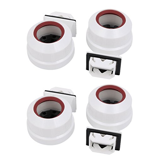 sourcing map 4Stk. T8/T12 Leuchtstoff Lampen Halter G13 Basis Einzelkopf Grabstein Lampenfassung AC 500V 2A für LED Leuchtstoffröhre von sourcing map