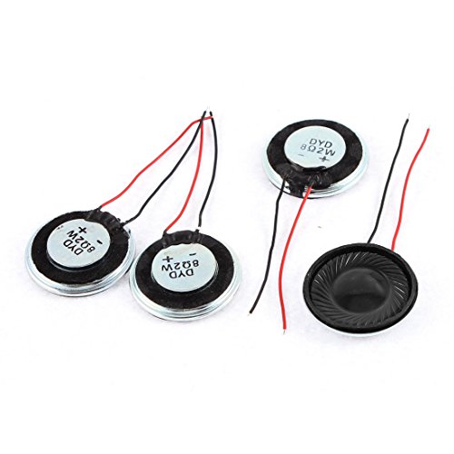 sourcing map 4stk. 2W 8 Ohm Kunststoff Metall Schale Rund Intern Magnet Lautsprecher de sourcing map 4stk. 2W 8 Ohm Kunststoff Metall Schale Rund Intern Magnet Lautsprecher de von sourcing map