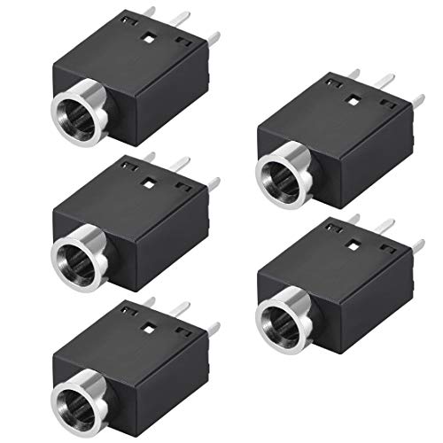 sourcing map 5 STK.Leiterplattenmontage Kopfhörer Anschluss 3,5 mm 5 Pin Busche PJ358 Schwarz sourcing map 5 STK.Leiterplattenmontage Kopfhörer Anschluss 3,5 mm 5 Pin Busche PJ358 Schwarz von sourcing map