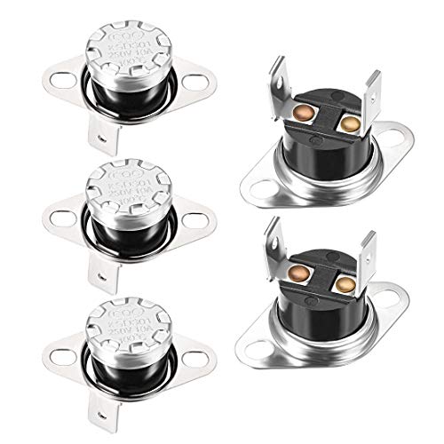 sourcing map 5 Stücke Temperaturschalter Thermostat Normalerweise offen 100°C 10A NO de sourcing map 5 Stücke Temperaturschalter Thermostat Normalerweise offen 100°C 10A NO de von sourcing map