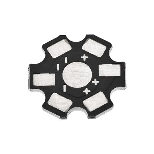 sourcing map 50 Stück Aluminium Grundplatte Platine LED Kühlkörper 20mm 2 Stift Schwarz für DIY 1W 3W RGB COB LED Chips Lampenperlen sourcing map 50 Stück Aluminium Grundplatte Platine LED Kühlkörper 20mm 2 Stift Schwarz für DIY 1W 3W RGB COB LED Chips Lampenperlen von sourcing map