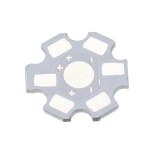 sourcing map 50 Stück Aluminium Grundplatte Platine LED Kühlkörper 20mm 2 Stift Weiß für DIY 1W 3W RGB COB LED Chips Lampenperlen sourcing map 50 Stück Aluminium Grundplatte Platine LED Kühlkörper 20mm 2 Stift Weiß für DIY 1W 3W RGB COB LED Chips Lampenperlen von sourcing map