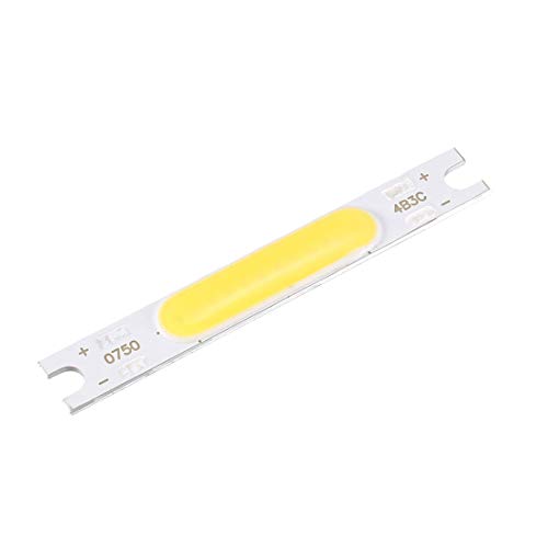 sourcing map 500mA 5W COB LED Streifenlicht Lampe Chip Neutralweiß Hohe Energie Leuchtende Oberfläche 25mmx5mm von sourcing map