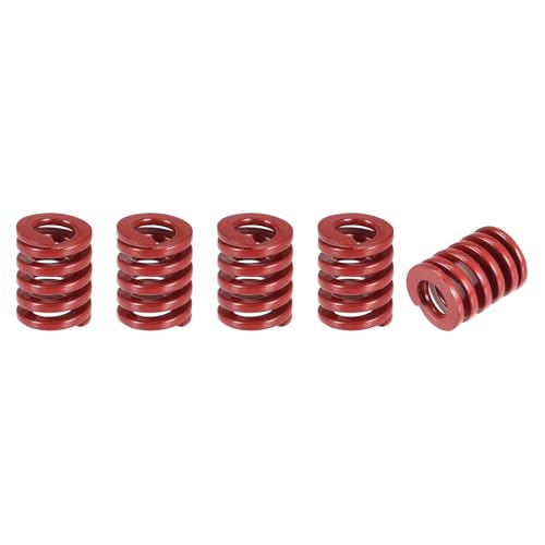 sourcing map 5Stk Matrize Feder 12mm 20mm Mittlere Belastung Druckplatte für 3D-Drucker Rot sourcing map 5Stk Matrize Feder 12mm 20mm Mittlere Belastung Druckplatte für 3D-Drucker Rot von sourcing map