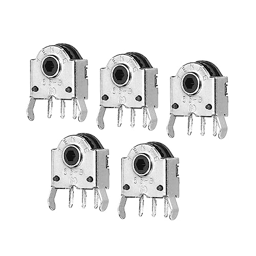 sourcing map 5Stk Maus Rad Encoder 5.5mm 300W Zeitgenauer Dekoder Drehbare Maus Schriftrolle Rad Enkoder von sourcing map