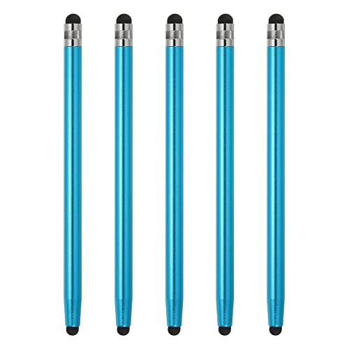 sourcing map 5Stk Stylus Stifte für Touchscreens Kapazitiv Stylus Universal Tablet Stift Sensibilität Präzision Hell Blau von sourcing map