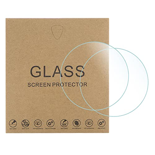 sourcing map 5Stk Uhr Glas Bildschirm Schutzfolien 40mm HD Temperiert Glas Hohe AL Kratzfest 9H Härte 2.5D Hohe Auflösung Explosionsschutz Smartwatch Bildschirm Schutz Folie von sourcing map