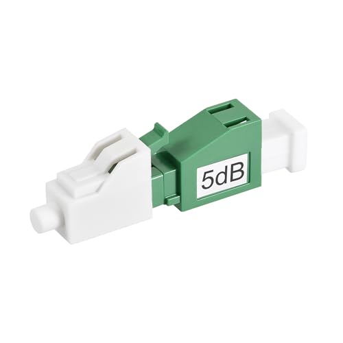 sourcing map 5dB LC Fiber Optic Attenuator LC/UPC Stecker auf SC Buchse Singlemode 9/125 Adapter von sourcing map