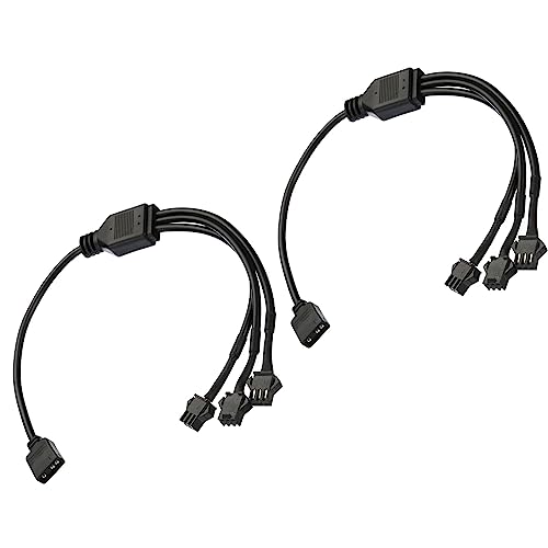sourcing map ARGB Verteiler 5V 3Pin an SM 3Pin Buchsen 1 bis 3 Verlängerung Kabel Adapter Anschluss Ansprechbar für PC Lüfterleistung Computergehäuse Hauptplatine Pack von 2 sourcing map ARGB Verteiler 5V 3Pin an SM 3Pin Buchsen 1 bis 3 Verlängerung Kabel Adapter Anschluss Ansprechbar für PC Lüfterleistung Computergehäuse Hauptplatine Pack von 2 von sourcing map