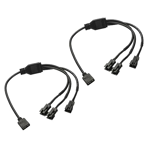 sourcing map ARGB Verteiler 5V 3Pin an SM 3Pin Stecker 1 bis 3 Verlängerung Kabel Adapter Anschluss Ansprechbar für PC Lüfterleistung Computergehäuse Hauptplatine Pack von 2 sourcing map ARGB Verteiler 5V 3Pin an SM 3Pin Stecker 1 bis 3 Verlängerung Kabel Adapter Anschluss Ansprechbar für PC Lüfterleistung Computergehäuse Hauptplatine Pack von 2 von sourcing map