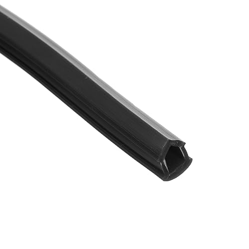 sourcing map Aluminium Profil Schlitz Abdeckung Flachdichtung Schwarz 5M 6mm 2020 Serie für 3D Drucker Zubehör Packung von 1 von sourcing map