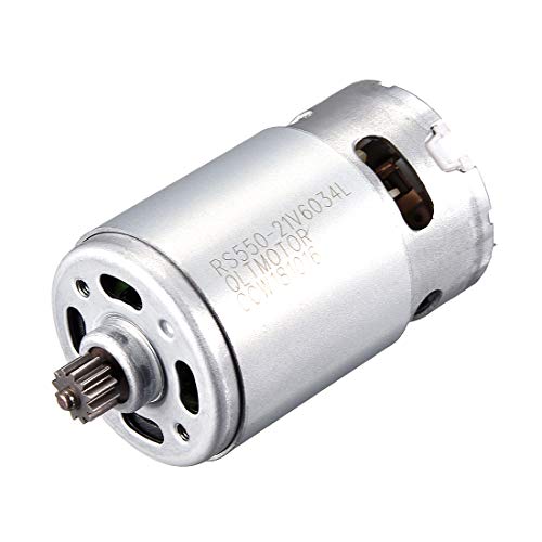 sourcing map DC 21V 23000 U/Min Elektrischer Getriebemotor 12 Zähne für Akkuschrauber von sourcing map