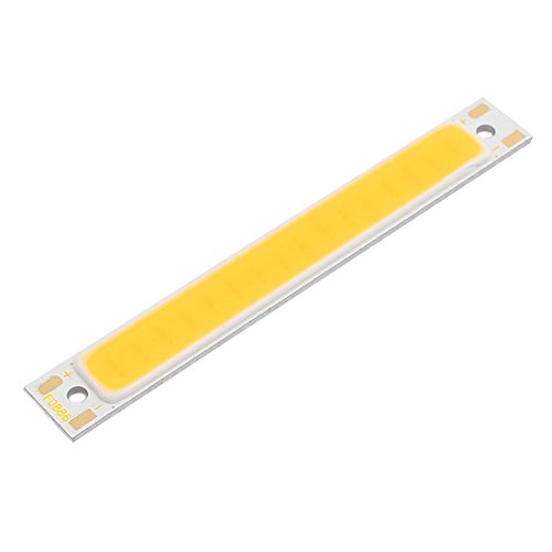 sourcing map DC 3-4V 1W 60mmx8mm COB LED Lichtstreifen Lampe Geringer Konsum Chip Warmweiß Super hell von sourcing map