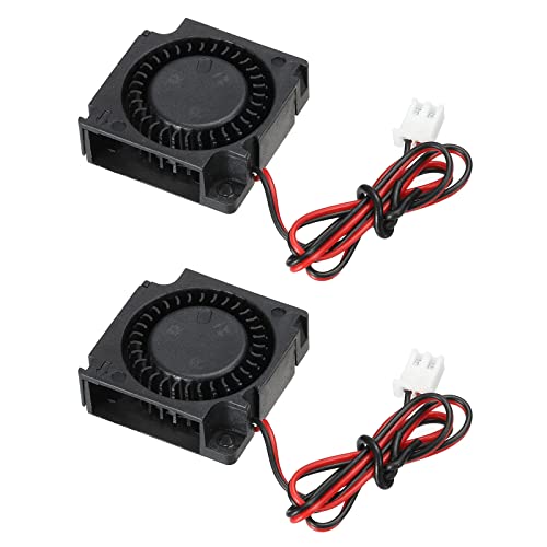 sourcing map DC Bürstenloser Lüfter-Kühler 3010 30 x 30 x 10 mm DC12 V 0,1 A für Laptop CPU GPU Grafikkarte 3D-Drucker 2 Stück von sourcing map