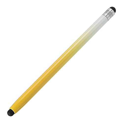 sourcing map Digitaler Stylus Pen für Touchscreens Kapazitiver Stylus Tablet Stift Tablet Zubehör Empfindlichkeit Präzision für Universal Touch Geräte, Farbverlauf Gelb von sourcing map