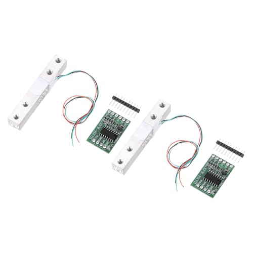 sourcing map Digitaler Wägezellen-Gewichtssensor, 5 kg + HX711 Modul-Wiegesensor, 24 Bit, Präzisions-A/D-Doppelk, für Heimwerker, tragbare elektronische Küchenwaage, Set mit 2 Stück sourcing map Digitaler Wägezellen-Gewichtssensor, 5 kg + HX711 Modul-Wiegesensor, 24 Bit, Präzisions-A/D-Doppelk, für Heimwerker, tragbare elektronische Küchenwaage, Set mit 2 Stück von sourcing map