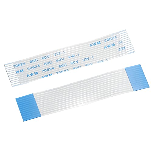sourcing map Flachkabel 12 Pins 1.0mm 60mm für 3D-Drucker Kamera Stecker A Typ Pack mit 10 von sourcing map