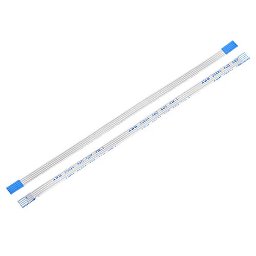 sourcing map Flexibles Flachkabel, 150 mm, 1 mm, 4-polig, FPC FFC, flexibles Flachbandkabel für LCD-TV, Auto, Audio, DVD-Player, 10 Stück (Typ A) von sourcing map