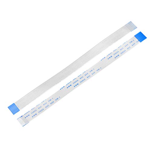 sourcing map Flexibles Flachkabel, 150 mm, 1 mm Rasterung, 9-polig, FPC, FFC, flexibles Flachbandkabel für LCD-TV, DVD-Player, 5 Stück (B-Typ) von sourcing map