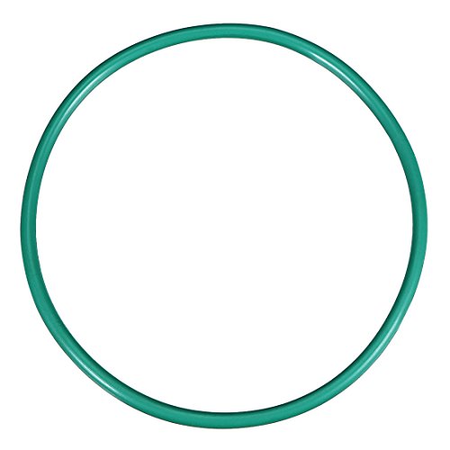 sourcing map Fluorkautschuk-O-Ringe, 50 mm AD 46 mm ID 2 mm Breite FKM-Dichtung für Maschineninstallationen, Grün, Packung mit 1 Zoll von sourcing map
